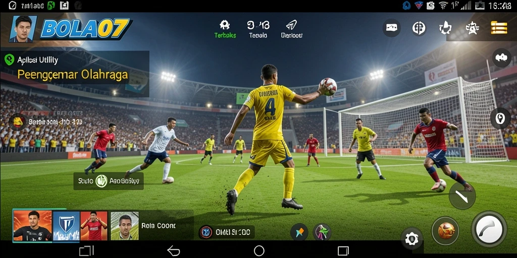Tampilan utama BOLA07 dengan informasi olahraga terkini.