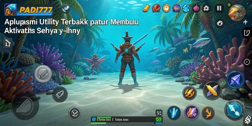 Tampilan antarmuka utama PADI777 yang intuitif dan menarik.