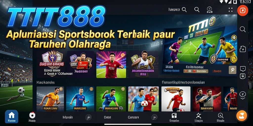 Tampilan screenshot <strong>TTT888</strong> dengan fitur taruhan olahraga yang menarik.